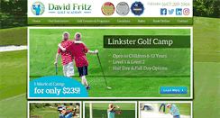 Desktop Screenshot of davidfritzgolf.com